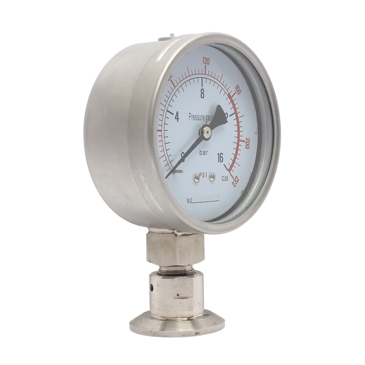 Full Stainless Steel Diaphragm Seal Type Pressure Gauge