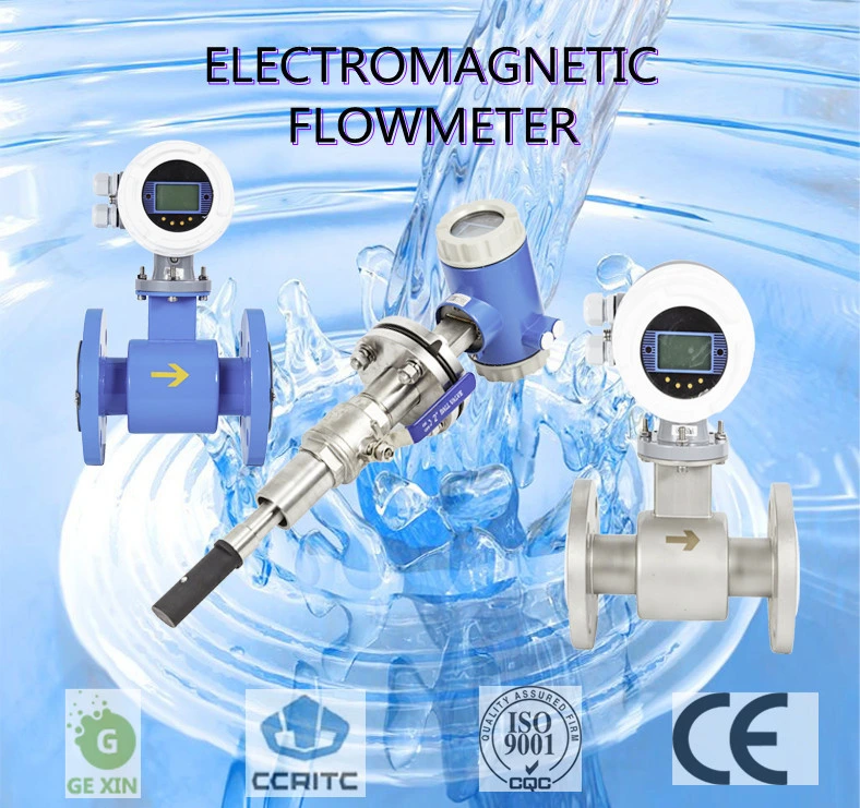 Electronic Magnetic Flow Meter Measure Sea Water