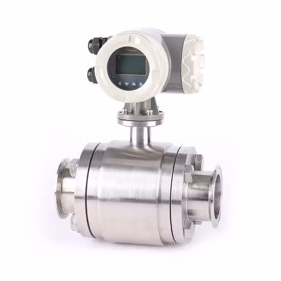 Medidor de flujo magnético Abrazadera Medidor de flujo electromagnético Modbus Medidor de flujo de agua