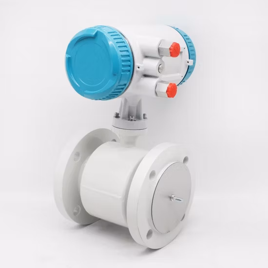 Medidor de flujo electromagnético de bebidas RS485 Medidor de flujo electromagnético de plástico Medidor de flujo magnético de lodo