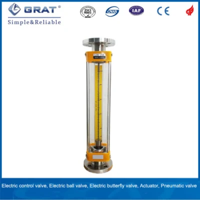 Rotámetro de aire del medidor de flujo de tubo de vidrio anticorrosivo Lzb
